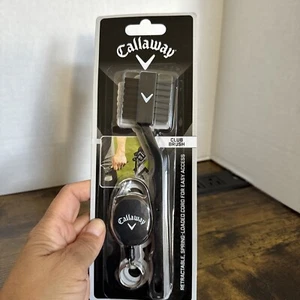Callaway Golfschlägerbürste und Schuhputzbürste einziehbare Schnur neu versiegelt - Bild 1 von 5