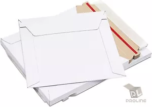 100 - 5 x 5 PROLINE RIGID PHOTO SHIPPING FLATS CARDBOARD ENVELOPE MAILERS - Picture 1 of 4