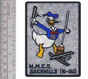 Canada Royal Canadian Navy RCN WWII HMCS Sackville K181 Corvette NO TARIFF - Picture 1 of 1