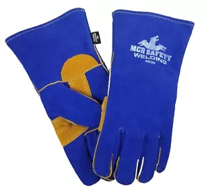 MCR SAFETY 4500 Welding Gloves Tig Mig Cowhide - Picture 1 of 7