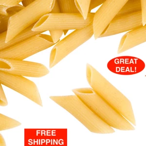 20 lb. Bulk Supply Restaurant Hotel Diner Bag White Penne Rigate Pasta - Picture 1 of 12