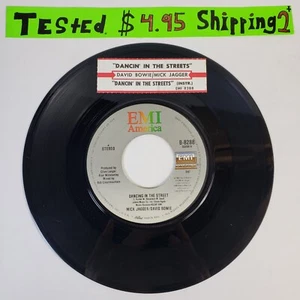 David Bowie "Dancing In The Street" Mick Jagger 45 Tested Vg+ Jukebox Title  - Picture 1 of 5