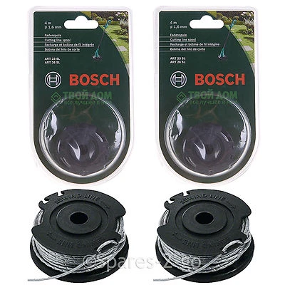 BOSCH Genuine ART 23 26 SL Strimmer Trimmer Line Spool Feed 4m 1.65mm 8 Metre - Image 1 of 3