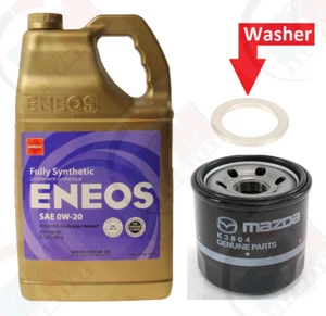 GENUINE SKYACTIV® Oil Filter 1WPE-14-302 + 5QTS. 0w-20 ENEOS Oil for MAZDA - Picture 1 of 1