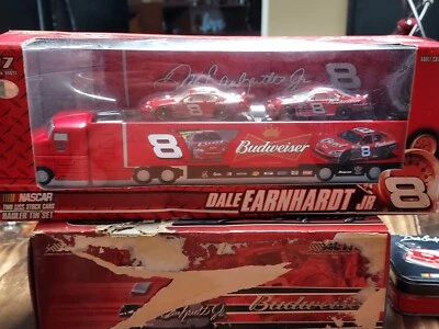 Winner's Circle Dale Earnhardt Jr. 1:64 Hauler Tin Set IN PACKAGE NASCAR #8 - Image 1 of 3