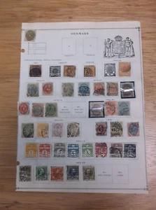 Denmark Stamp Collection 1851-1976 Mint and Used, Catalog $435, some duplicates - Picture 1 of 10