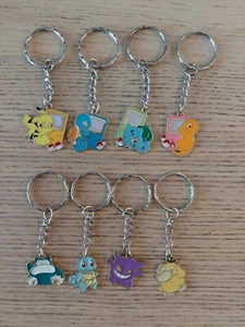 Pokemon Small Metal Keychains 42 Variations Buy One Get One Free! Buy in Pairs - Picture 1 of 100