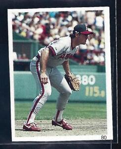 1988 Red Foley Book Mini Sticker Hand Cut * You PIC CHOOSE * Baseball