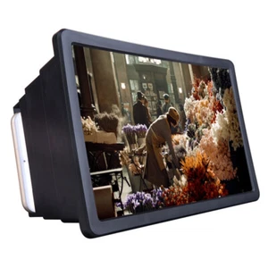 Folding Mobile Cell Phone Screen Magnifier 3D HD Screen Amplifier Stand Bracket - Picture 1 of 14
