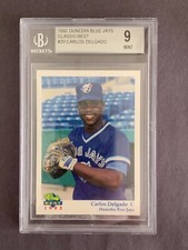 1992 Classic Best Carlos Delgado Blue Jays RC #20 BGS 9 Mint