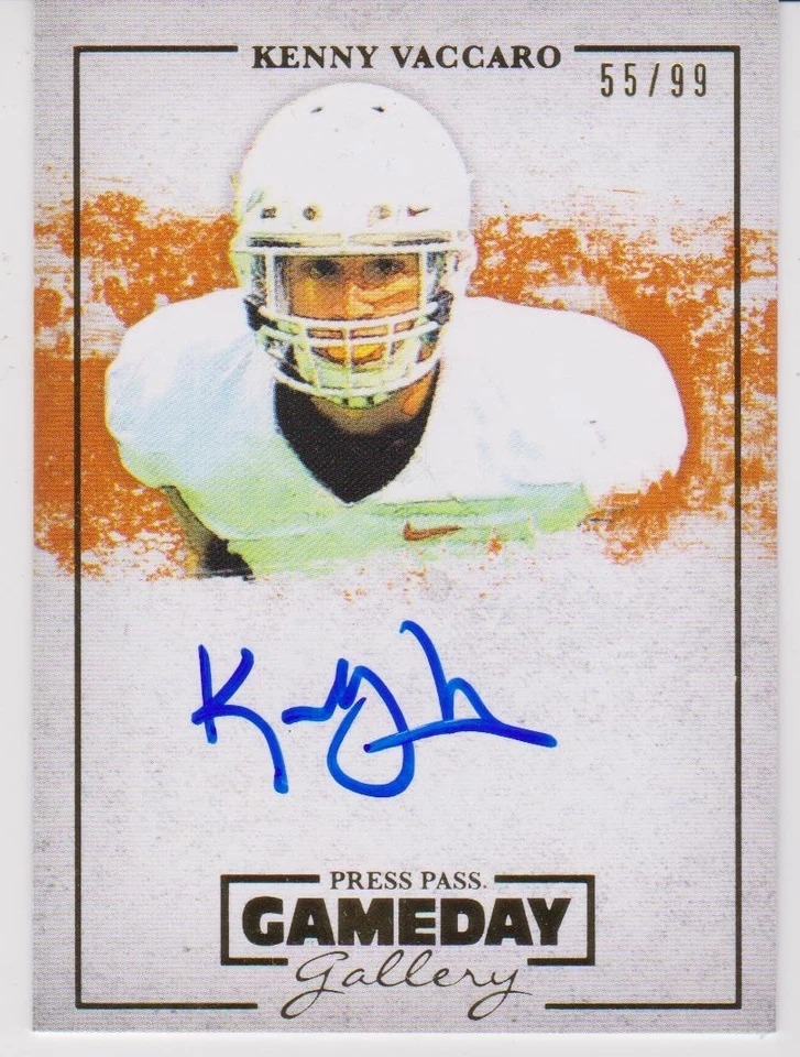 2013 Press Pass Gameday Gallery Gold #KV Kenny Vaccaro EXCH (Saints)/99 - Image 1 of 1