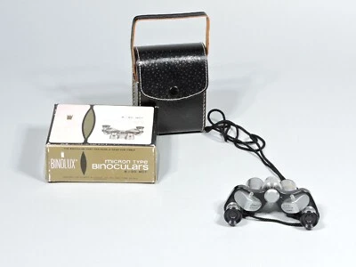 Binolux  Micron Type Binoculars 8 x 20 model 4074 - SN36606  Coated Lenses - Image 1 of 3