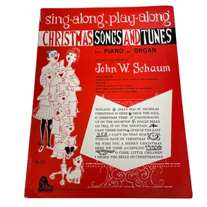 Canta a lo largo de tocar canciones y melodías de Navidad piano órgano John W música espuma - Imagen 1 de 5