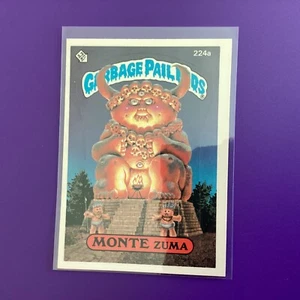 1986 Topps Garbage Pail Kids GPK Series 6 A #224a Monte Zuma Mint Sleeved - Picture 1 of 3