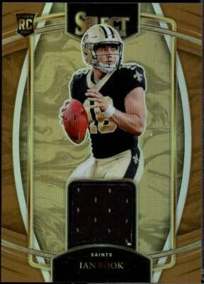 Ian Book Rookie Card 2021 Select Rookie Swatches Prizm Copper #19  - Image 1 of 2