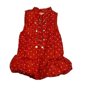 Kids Headquarters Red Heart Puffy Vest Girls Size 6 - Picture 1 of 6