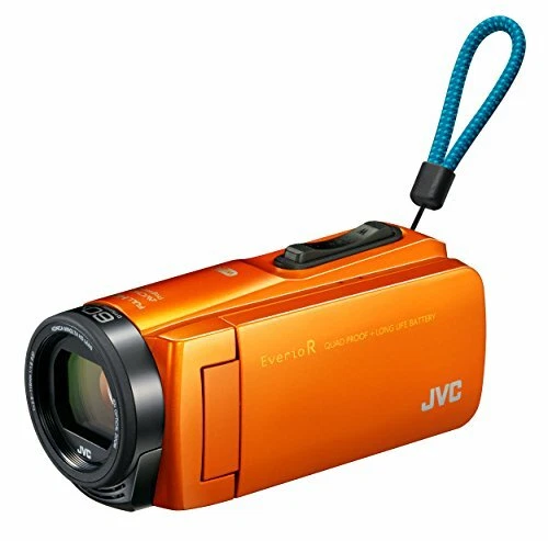 JVC KENWOOD Camcorder Everio R Wi-Fi 64GB Sunrise Orange GZ-RX670-D - Image 1 of 4