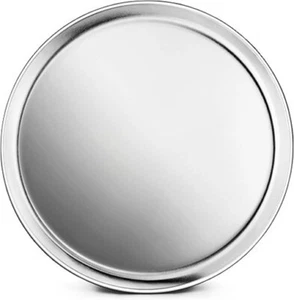 Restaurant-Grade Aluminum Pizza Pan Round Baking Dish, Tray, Coupe Style,12-Inch - Picture 1 of 6