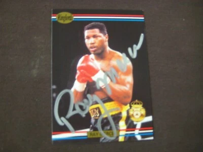BOXING CHAMPION GOLD MEDALIST THE LEGEND RAY MERCER AUTOGRAPHED CARD COA - Image 1 of 3