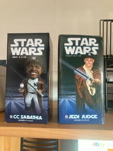 Star Wars New York Yankees bobblehead lot of 2 Jedi Judge CC Sabathia Aaron NEW - Picture 1 of 3