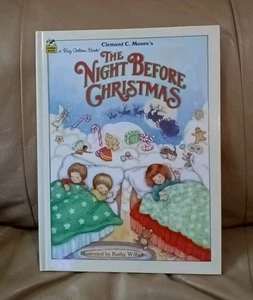 Vintage "The Night Before Christmas" A Big Golden Book (1985) Clement C Moore - Picture 1 of 4