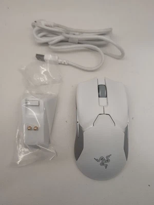 Razer Viper Ultimate Wireless Gaming Mouse White Good Condition Z4 #77 - Image 1 of 4
