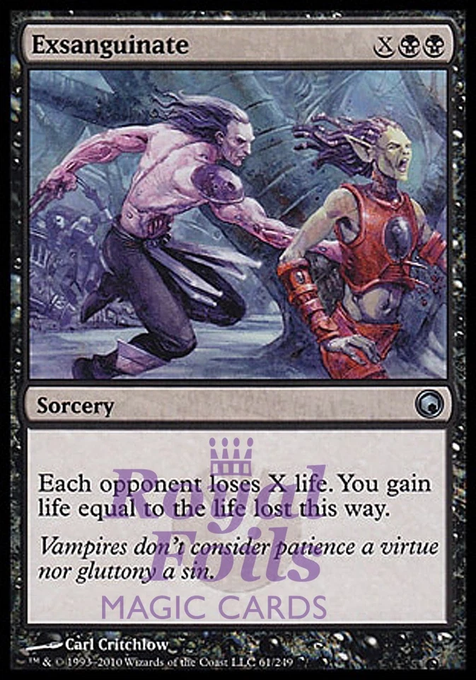 Exsanguinate 1x FOIL SOM MTG Scars of Mirrodin Uncommon MINT black - Image 1 of 1