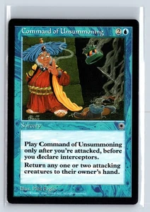 (3x) COMMAND OF UNSUMMONING – MTG Magic the Gathering Card – Portal – Uncommon - Picture 1 of 6