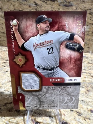 2005 UD Ultimate Hurlers Roger Clemens JERSEY /20 Houston Astros - Image 1 of 4