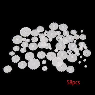 58 styles Plastic Gears Cog All The Module 0.5 Robot Parts DIY Accessory - Image 1 of 4