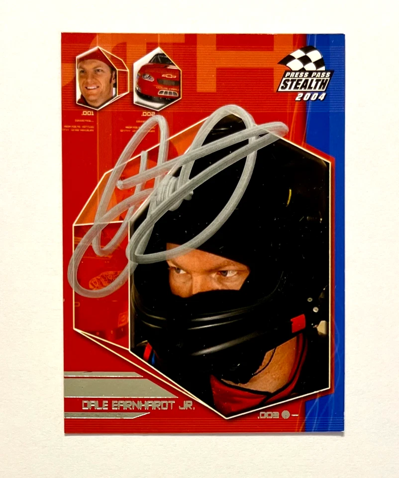 Dale Earnhardt Jr. NASCAR 2004 Press Pass Stealth #54 Autographed Signed - Image 1 of 3