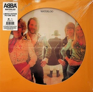 ABBA- Waterloo Limited PICTURE DISC Vinyl LP (NEW** 2022) Reissue 1974 Album - Picture 1 of 5