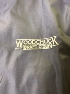Woodchuck Draft Cider Gray Windbreaker Jacket XL - Picture 1 of 12