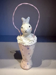 Nicol Sayre o Bethany Lowe conejo de Pascua de colección figura decoración - Imagen 1 de 7