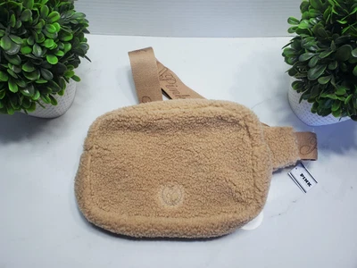 Victoria's Secret ~ Love Pink Plush Teddy Bear Belt Bag  “Harlow Nude” 🤎 NWT - Image 1 of 4