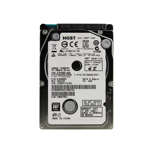 hitachi HGST 320gb laptop 7200RPM HDD - Image 1 of 1