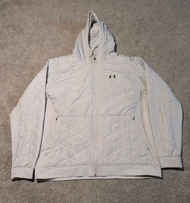 Chaqueta Under Armour Mujer 3XL Blanca Cold Gear Reactor Híbrido Puffer Abrigo Parka  Foto 1 de 4