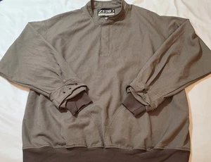 Zero Restriction Golf Jacket Made in USA Windbreaker Tan Pullover Mens Sz XXL - Picture 1 of 13