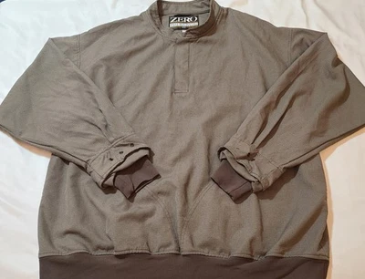 Zero Restriction Golf Jacket Made in USA Windbreaker Tan Pullover Mens Sz XXL - Image 1 of 4