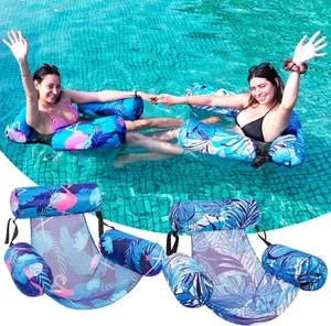 Sedia Galleggiante Piscina Gonfiabile - Confezione da 2 Galleggianti Piscina Adulti Resistenti, Galleggiante Acqua - Foto 1 di 12