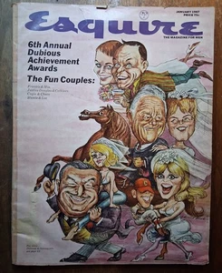 Esquire magazine January 1967 Hunter Thompson The Cyclist Hells Angels pre book - Picture 1 of 11