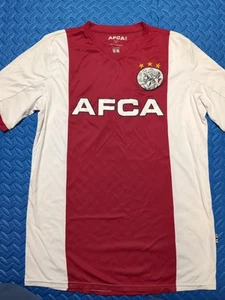 AFCA AJAX AMSTERDAM HOME SOCCER JERSEY FOOTBALL SHIRT Hooligan Can't Be Stopped! - Picture 1 of 11