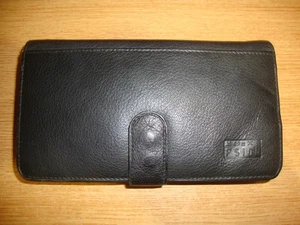 Psion schwarze Ledertasche für Psion Series 5/5mx oder Series 3 PDAs - Bild 1 von 4