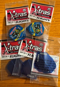 Dart World Dart Flights Neu (5) 3 Packungen 1 Satz Dartschäfte - Bild 1 von 4