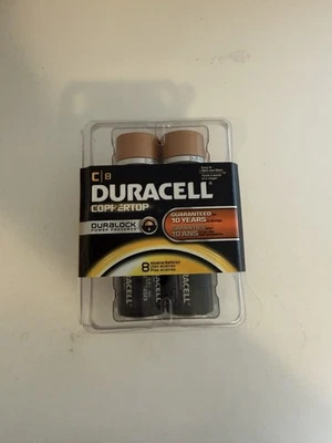 Duracell Coppertop C Alkaline Batteries 8-pack New - Image 1 of 3