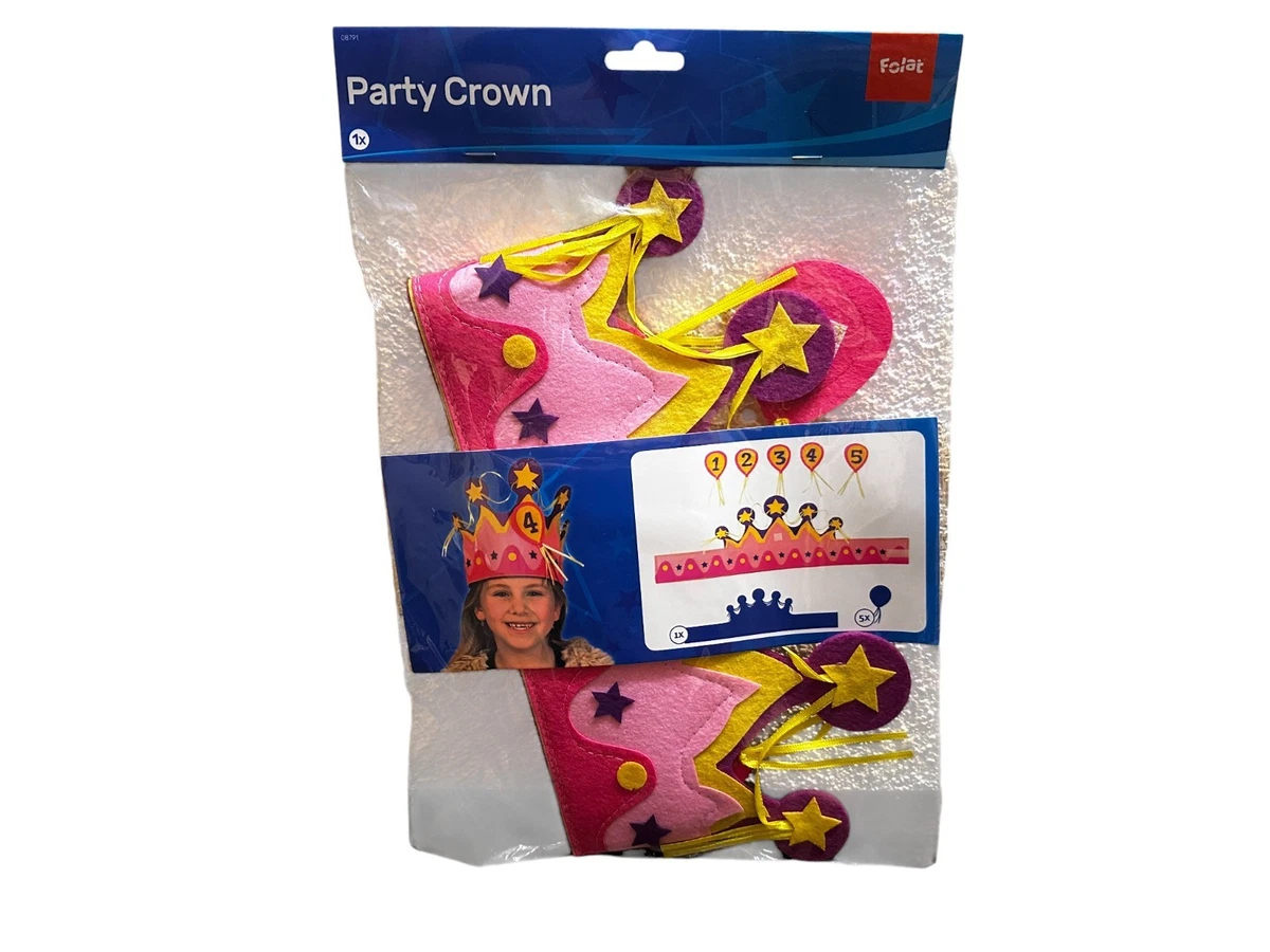 10. Geburtstag Schärpe & Diadem Set – Rotgold, Mit Strass-Krone & Perlennadel Für Mädchen