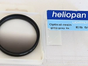 Heliopan 55mm Graduated Grad Grey 4x ES55 Optical Resin *** MINT - IN BOX *** - Picture 1 of 7