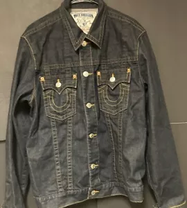 Chaqueta Vaquera True Religion XXL Sección Camionero - Azul Marino Oscuro - Imagen 1 de 6