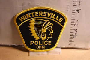 police patch    WINTERSVILLE POLICE OHIO INDIAN HEAD - Picture 1 of 1