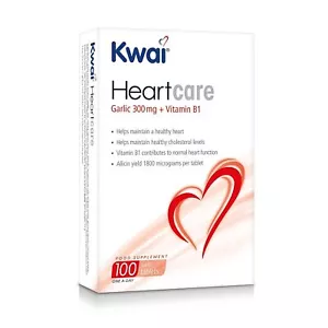 KWAI Kwai Heartcare 100tabs-4 Pack - Picture 1 of 6